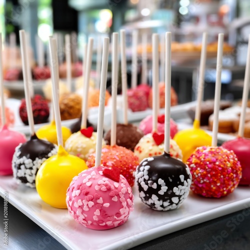 Sweet Treats on Display in a Kitchen During a Baking Session With Chefs Worki...