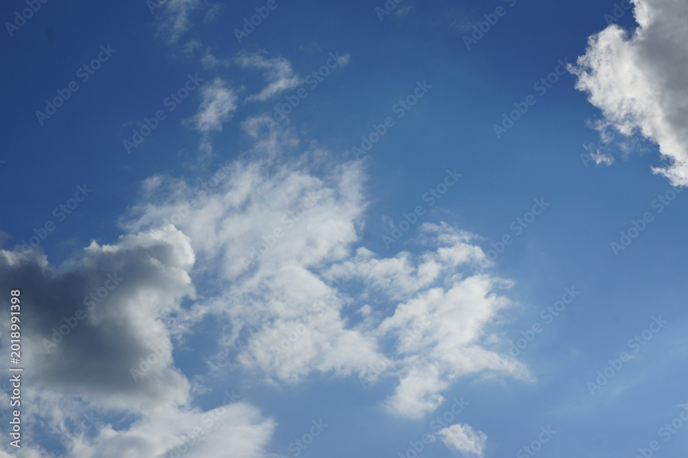 Obraz premium blue sky with clouds