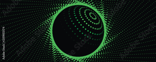 Digital cyberspace background representing big data, cloud computing, and AI