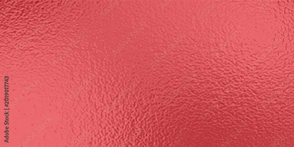 Fototapeta premium Red frosted foil texture glass effect background. Red on metal surface , Light on texture. raster version