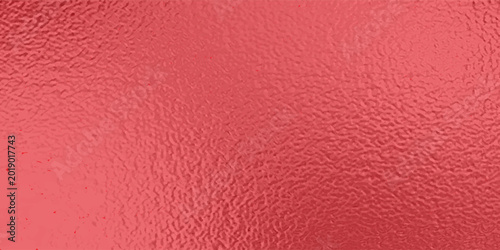 Red frosted foil texture glass effect background. Red on metal surface , Light on texture. raster version
