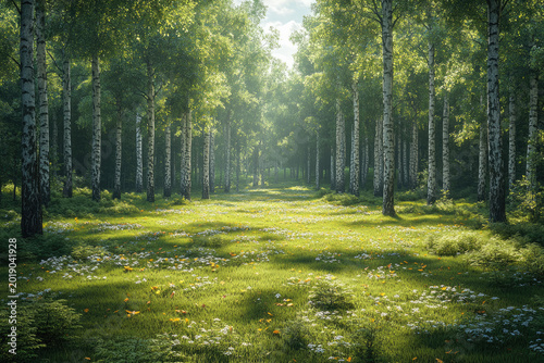 Where Sunlight Touches Every Leaf in the Forest