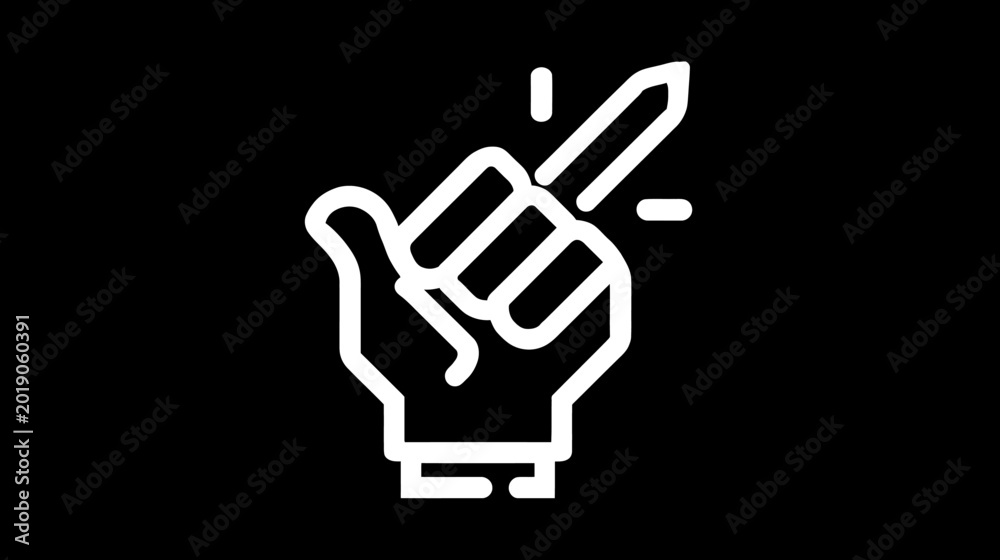 Fototapeta premium Hand Holding Modern Key Icon - Digital Access, Security Solution, Unlock Concept, Essential Information Access Vector