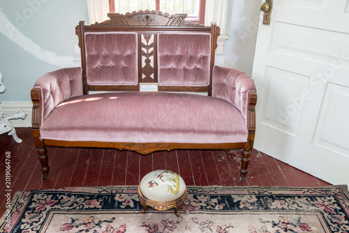 sitting antique furniture and armchair