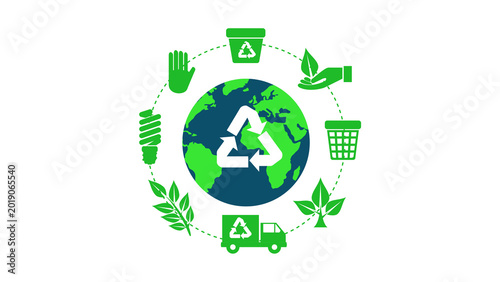 Valokuva illustration design to commemorate World Environment Day