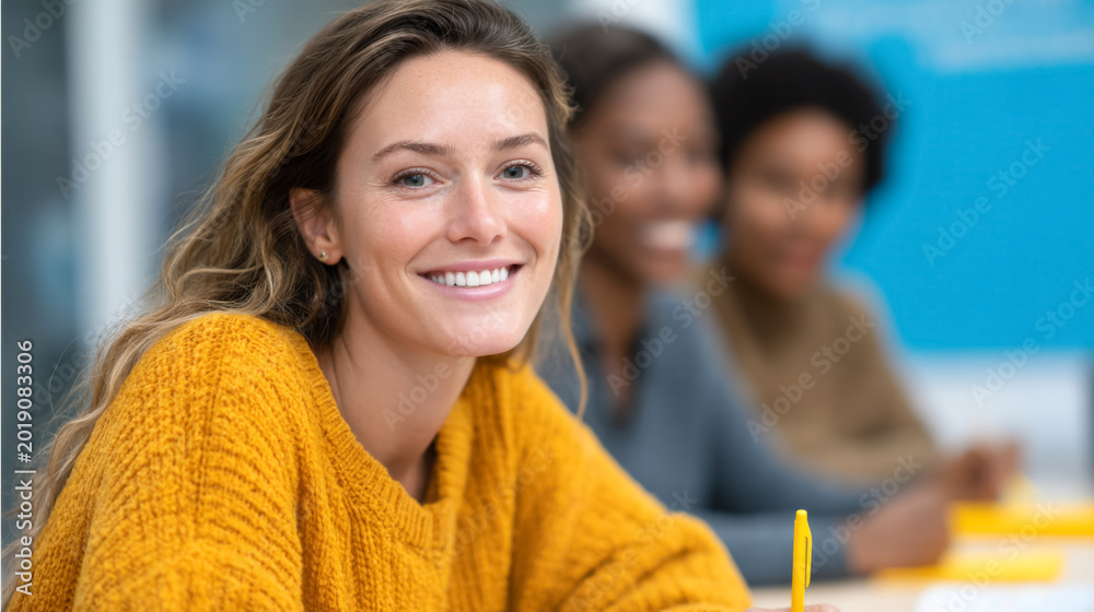 Obraz premium Diverse professional team engaging in a corporate business meeting