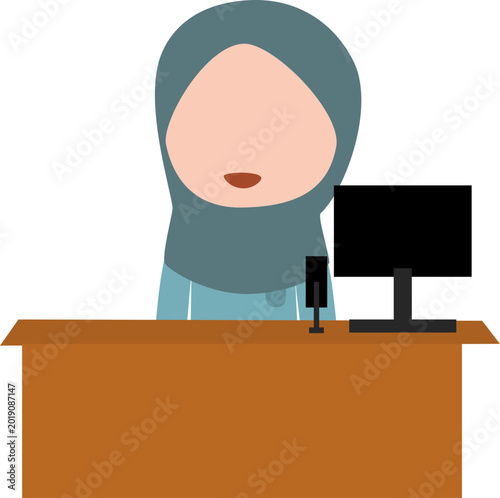 business woman in office
