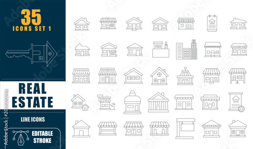 Konstfotografi 35 Real Estate icons ste