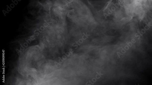 Cinematic Ethereal Fog & Mist Overlay. Focusing on the movement and texture of fog, smoke, and mist against a stark black background , slow-moving wisps and vertical 