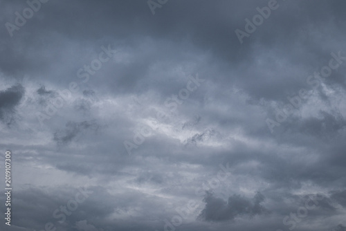 Bild auf Leinwand dark dramatic sky