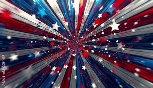 pulsating celebration of colors and shapes burst forth in this abstract grunge background inspired by the USA created with generative ai