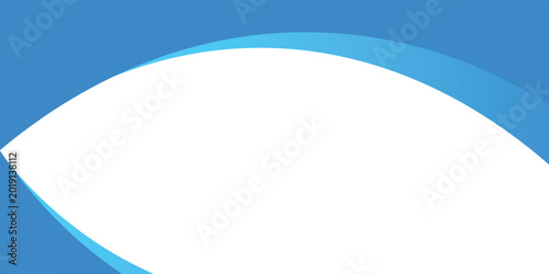 Clean Aesthetic Blue Geometric Curve for Website Header and Banner