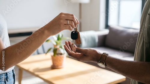 Handing Over Car Keys: Transaction, Ownership Transfer, New Beginning