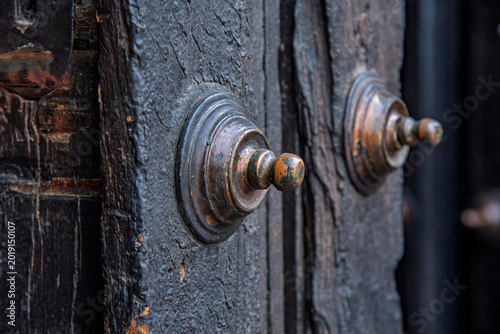 фотографія puerta, cerradura, viejo, herrumbrosa, madera, metal, herrumbre, clave, candado,