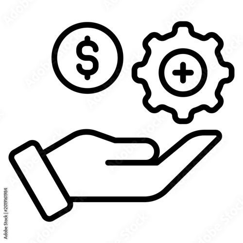 additional services outline icon