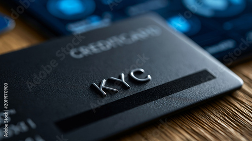 KYC Credit Card: A close-up...