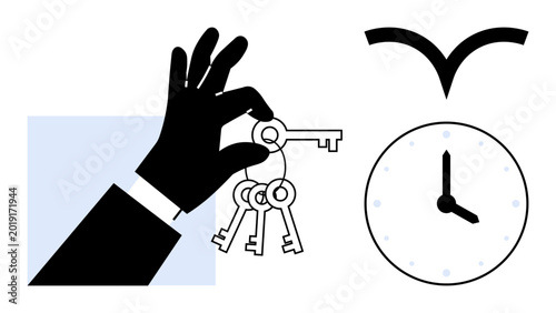 Принти на полотні Opportunity, security, freedom, time management, decision-making, planning