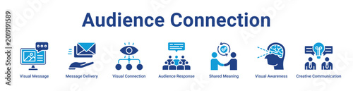 фотографія -Audience Connection Web Icon Banner and Collection