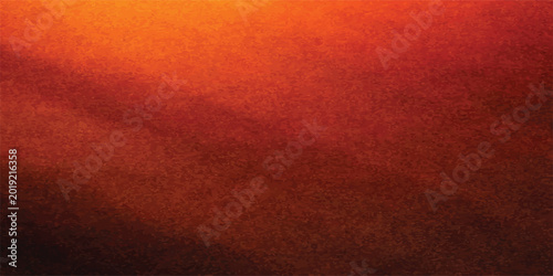Tableau sur toile Dark red and orange abstract background with soft focus and texture color gradie
