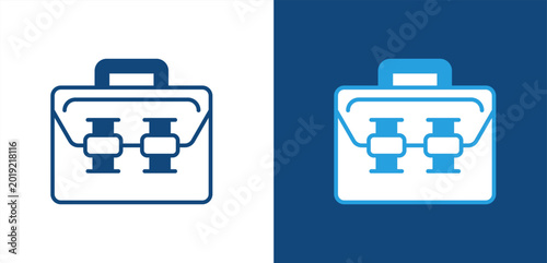Quadro su tela talk icon, with light and dark background.