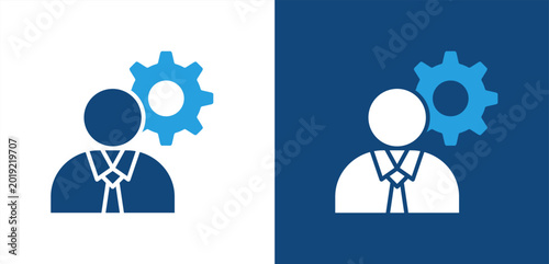 Foto payday icon, with light and dark background.