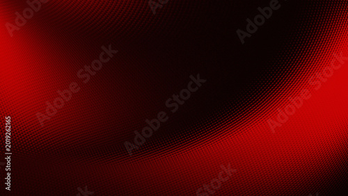 Canvas Print bright red color and deep black areas with a pattern of small dots or grainy noise arranged regularly, creating a surface texture that looks like a technical material or digital panel