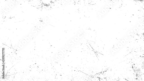 Quadro em tela Scratched and scuffed white surface with grey marks and scratches everywhere tex