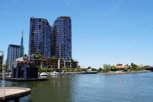 Принти на полотні Landscape of Elizabeth Quay of Perth - Western Australia