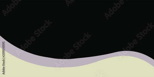 Fotografia Abstract curved wave with layered colors design.