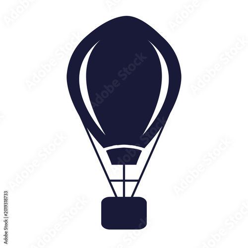hot air balloon vector illustration, best used for template, UI, presentation, application, web and banner