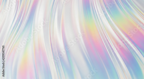 Iridescent abstract background a spectrum of pastel colors and shimmering light reflections