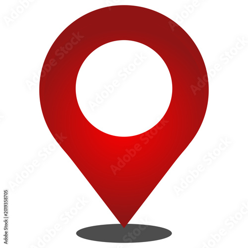 red map pointer