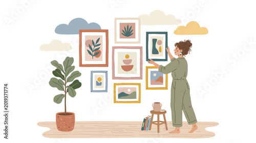 Foto Modern Gallery Curator