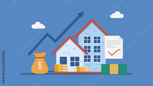 Tableau sur toile Real estate loan
