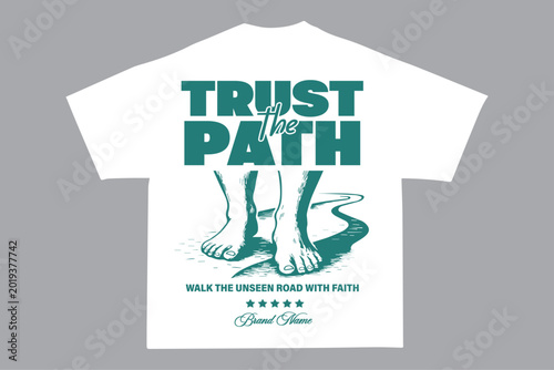 Trust Path Urban Streetwear Apparel Tshirt Clothing Design