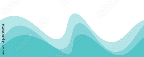 Tableau sur toile Refreshing shimmering water abstract background frame vector illustration materi