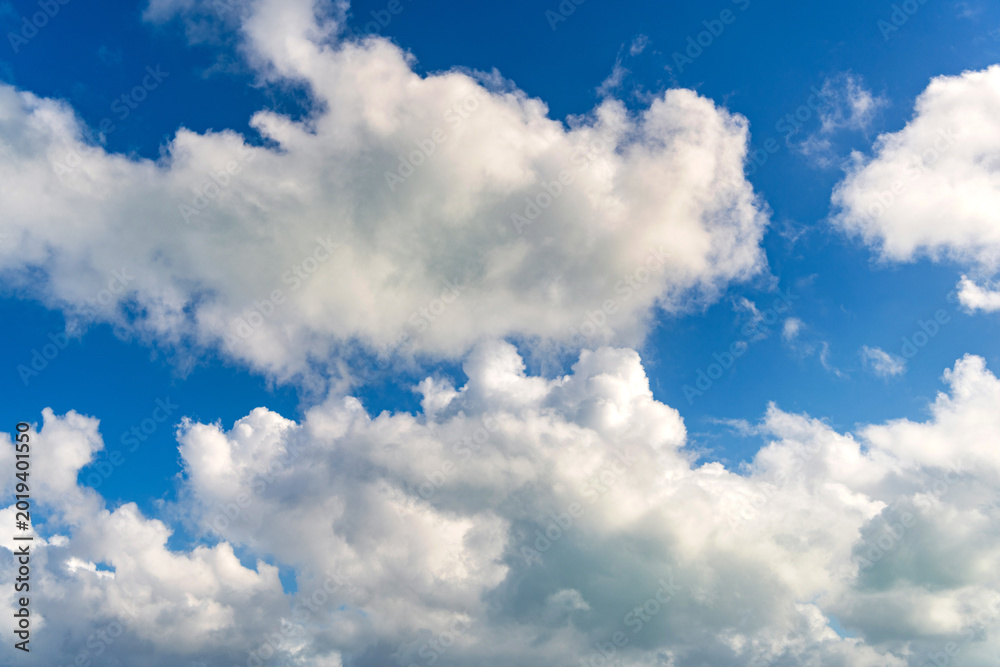 Obraz premium Cloudy skyscape background. Cloudscape sky background. Cloud in the sky. Background with cloud. Gloomy sky with overcast clouds. Skyscape and cloudscape. Sky with clouds. Majestic view