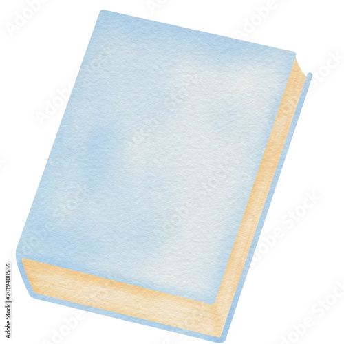 blue book isolated on white