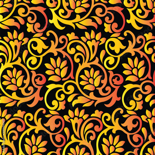 abstract Mandala design coloring page, flower pattern coloring sheet.Floral background design Free Vector