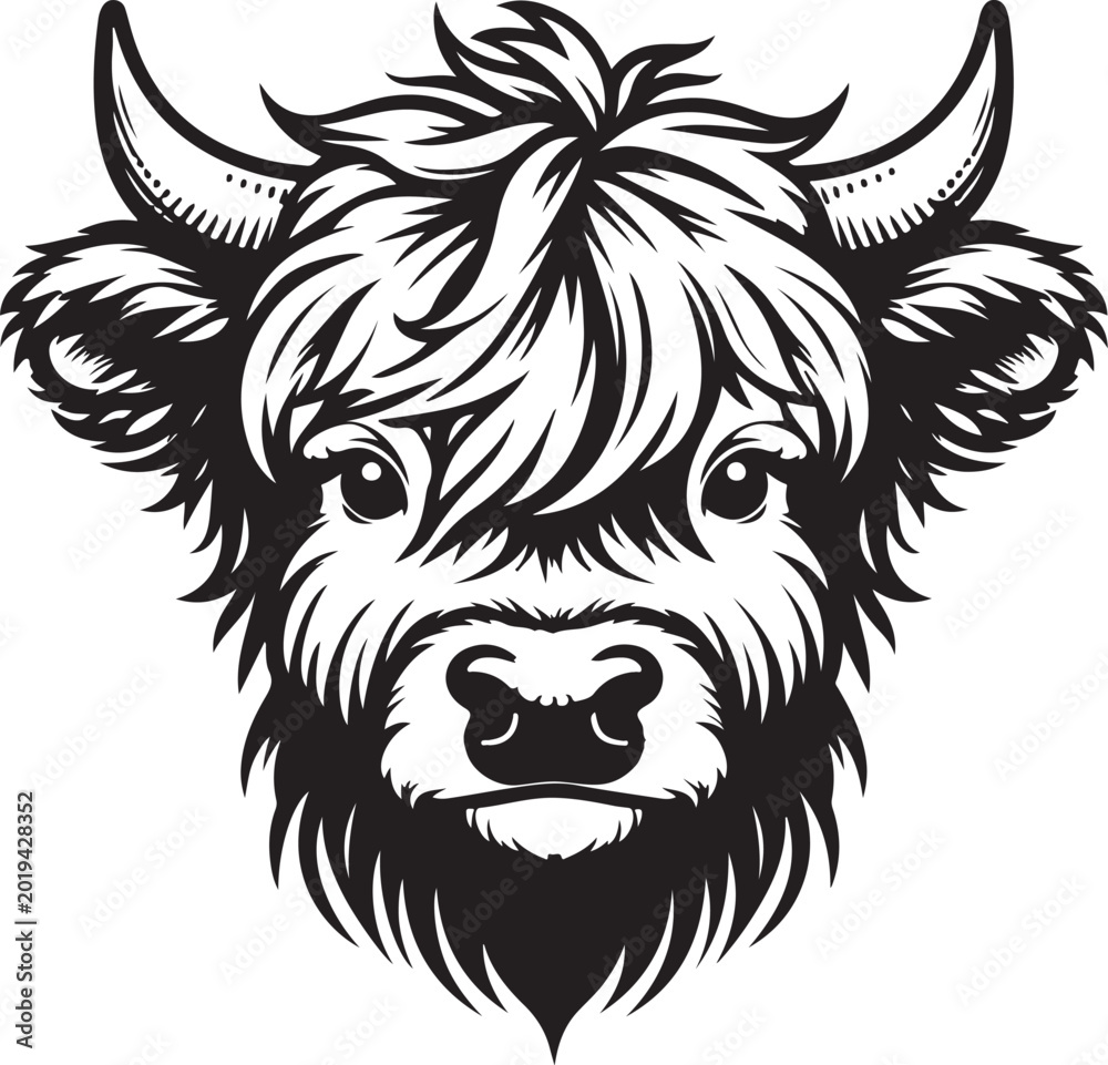 Obraz premium Highland Cow 