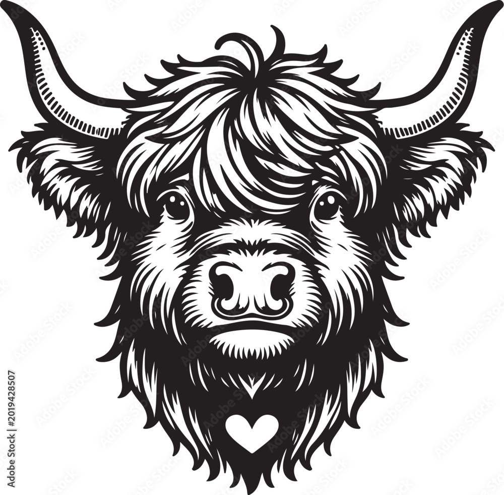 Fototapeta premium Highland Cow 