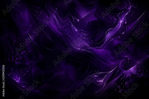 Dark abstract purple background with smoke
