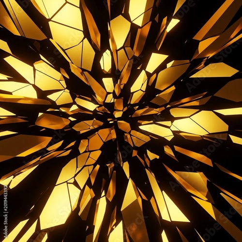 Golden Shards Explode