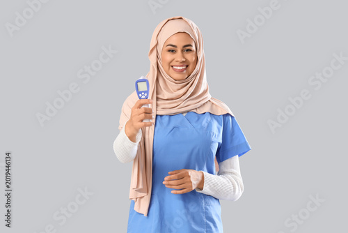 Female Muslim medical inter...
