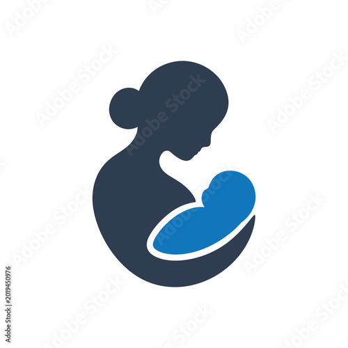 Postnatal Breastfeeding Motherhood Bond Icon