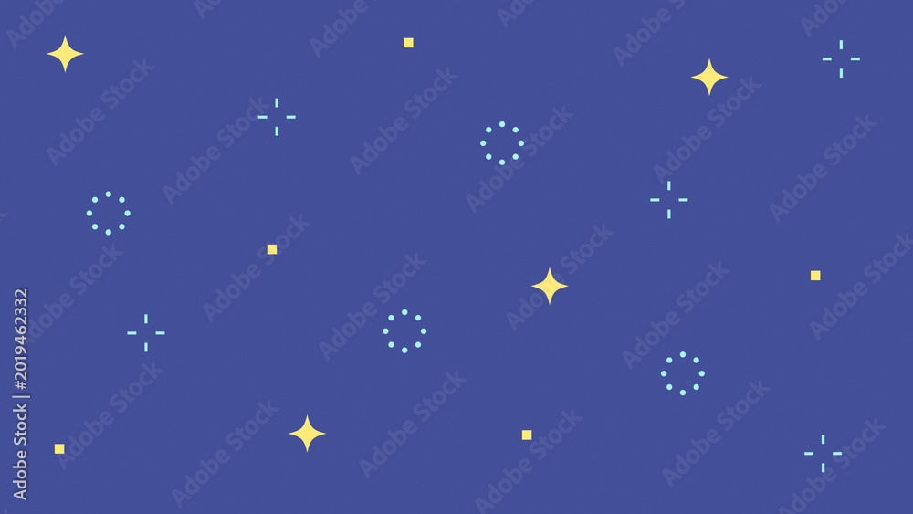 Fototapeta premium 幾何学模様のシンプルなイラスト 色背景