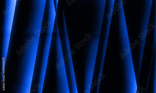 Картината върху платно Abstract futuristic background with glowing neon transparent shapes