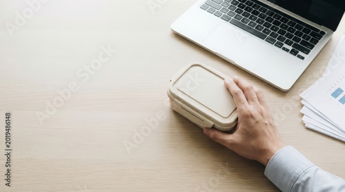 Corporate wellness concept illustrating workplace stress, appetite suppression, and emotional fatigue during demanding workdays