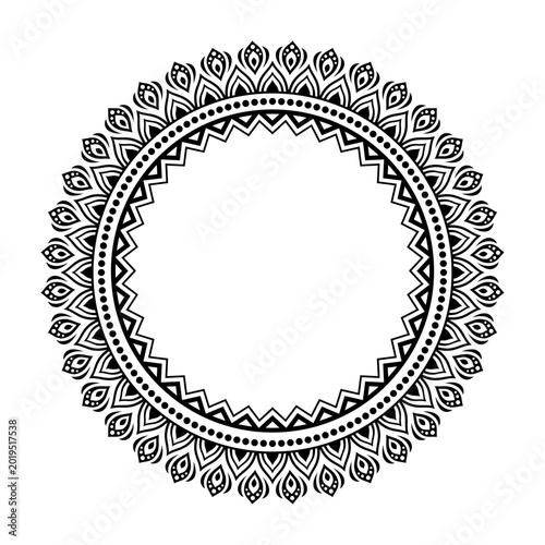 Creative circular ornament,...