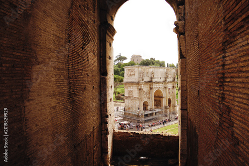 Photography arch of constantine in rome